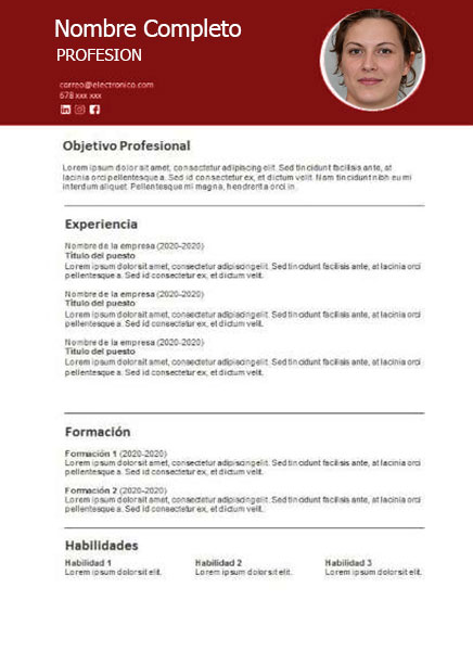 plantilla currículum etólogo